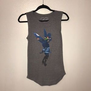 Peter Pan Tinkerbell tank top/muscle tee